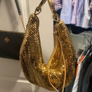Bebe Gold Wristlet
